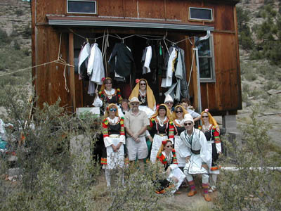 Storm Mountain Folk Dancers header with picture of dancers (and friends) in Bulgarian costume